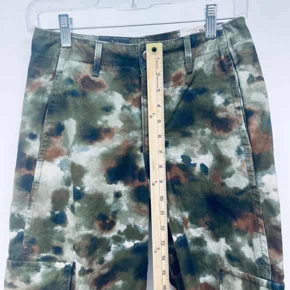 Levi’s Baggy Pants Sz 23x30 Women’s Cargo A Mid Rise Straight Leng Green New - Picture 6 of 13